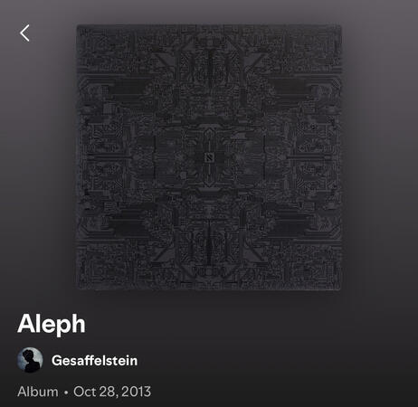 Aleph by Gesaffelstein